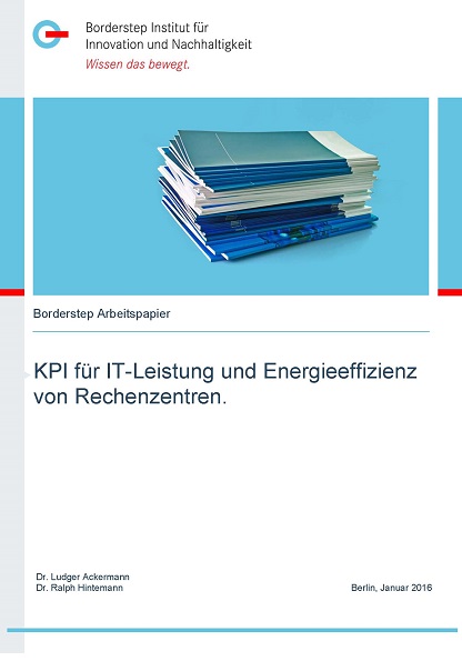 Cover KPI für IT-Leistung und Energieeffizienz von Rechenzentren